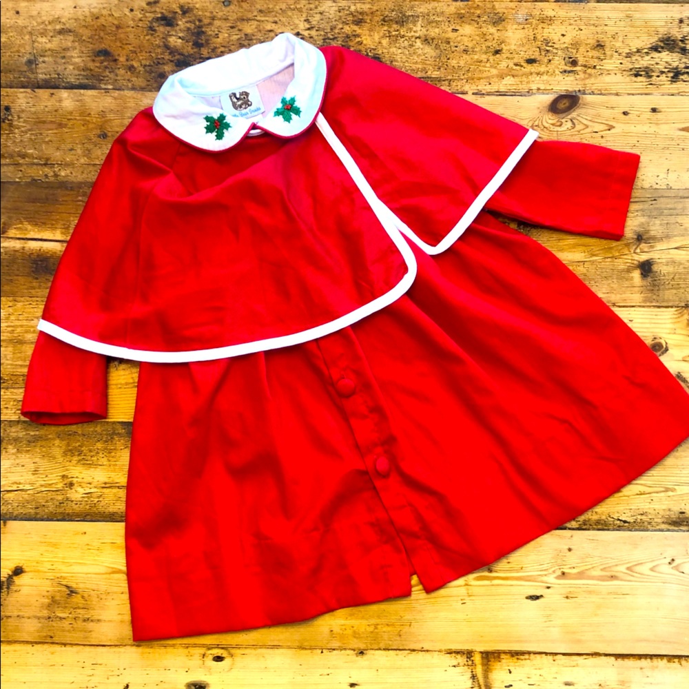 Christmas Dress with Cape